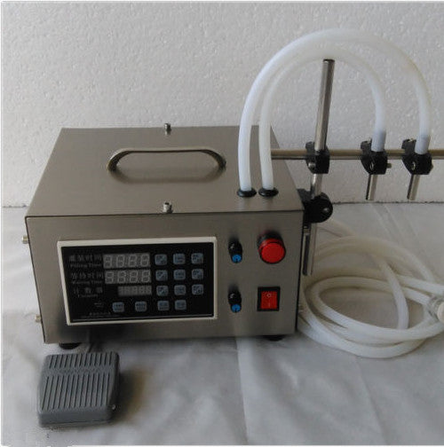 double head Microcomputer Automatic Water Liquid Filling Machine 3.5L/min