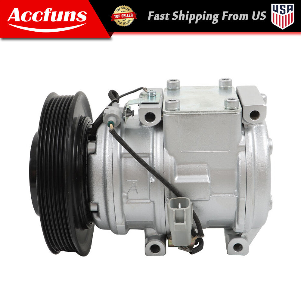 ya 7 6.11 Air Conditioning Compressor with Clutch Fits 1998 1999 - 2002 for Toyota for COROLLA 1.8L L4 77320