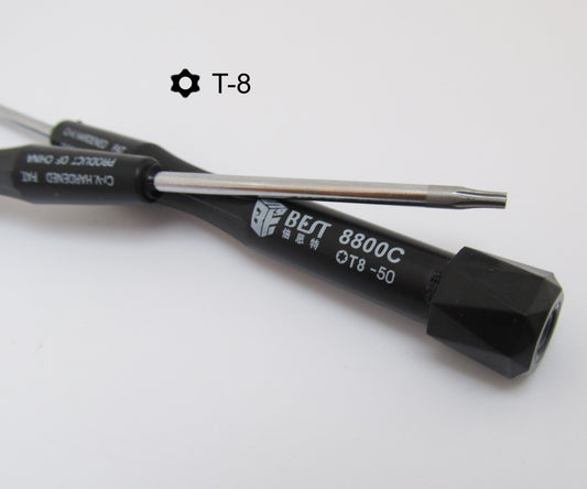 ya 14 50pcs BEST 8800C-50 T8 Torx Pision Screwdriver Repair Fixing Open Tool
