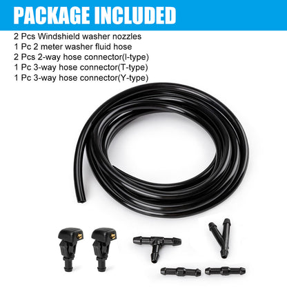 ya 5 8.7 7X Windshield Washer Nozzle for Ford F150 Wiper Spray Washer Jet Kit 3W7Z17603AA