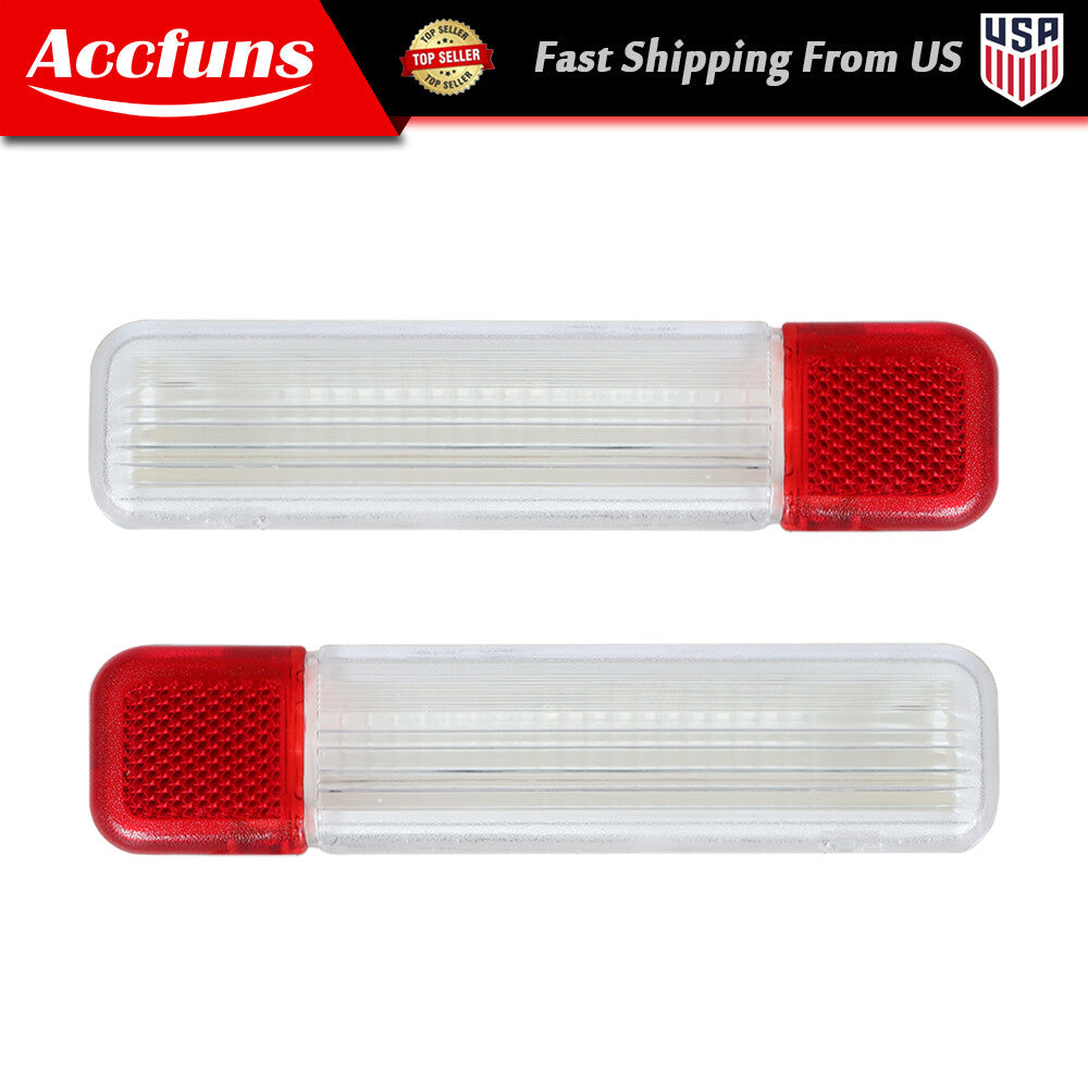 ya 5 8.7 for Chevrolet for Silverado Suburban for Sierra Door Panel Reflectors Driver + Passenger 