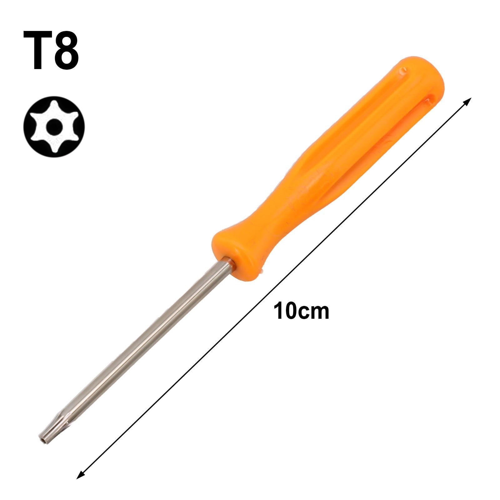 ya 26 Special Screwdriver T8 Tool Chrome Va dium Steel Small Hole 1 Pcs 100mm
