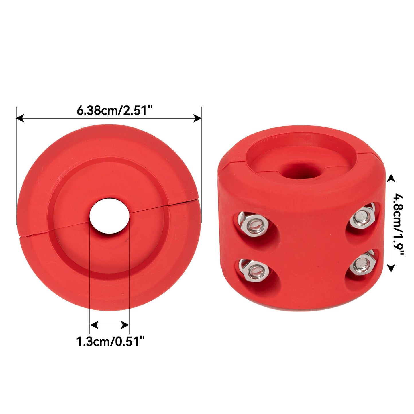 ya 5 8.7 Winch Stopper Rubber Heavy Duty Cable Line Saver Waterproof Rope Hook ATV UTV