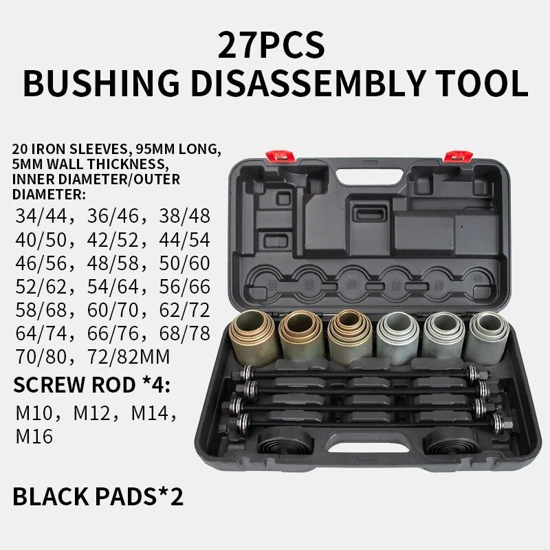 ya 26 8.1 M10/M12/M14/M16 Universal Pull Press Sleeve Kit ings Seal Removal Bushinga