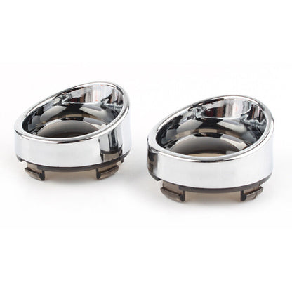 ya 5 8.7 for Harley Touring Dyna Softail 2000-up Sportster 2002-up Smoke Turn Signal Lens