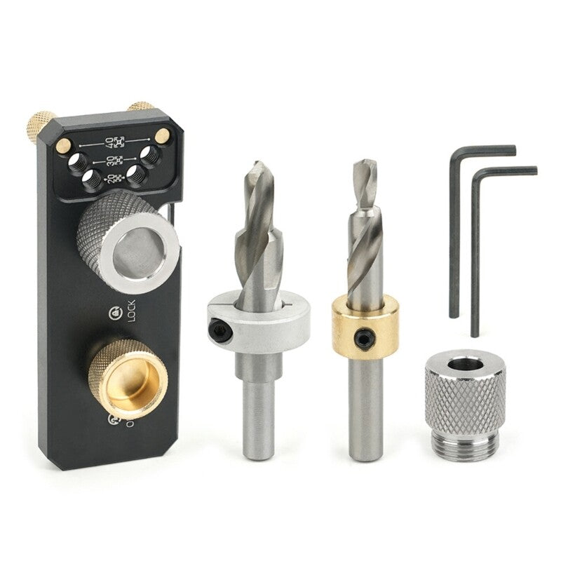 ya 25 Aluminum  Drilling Aid Drill Guide Set for DIY Enthusiasts and Engineers