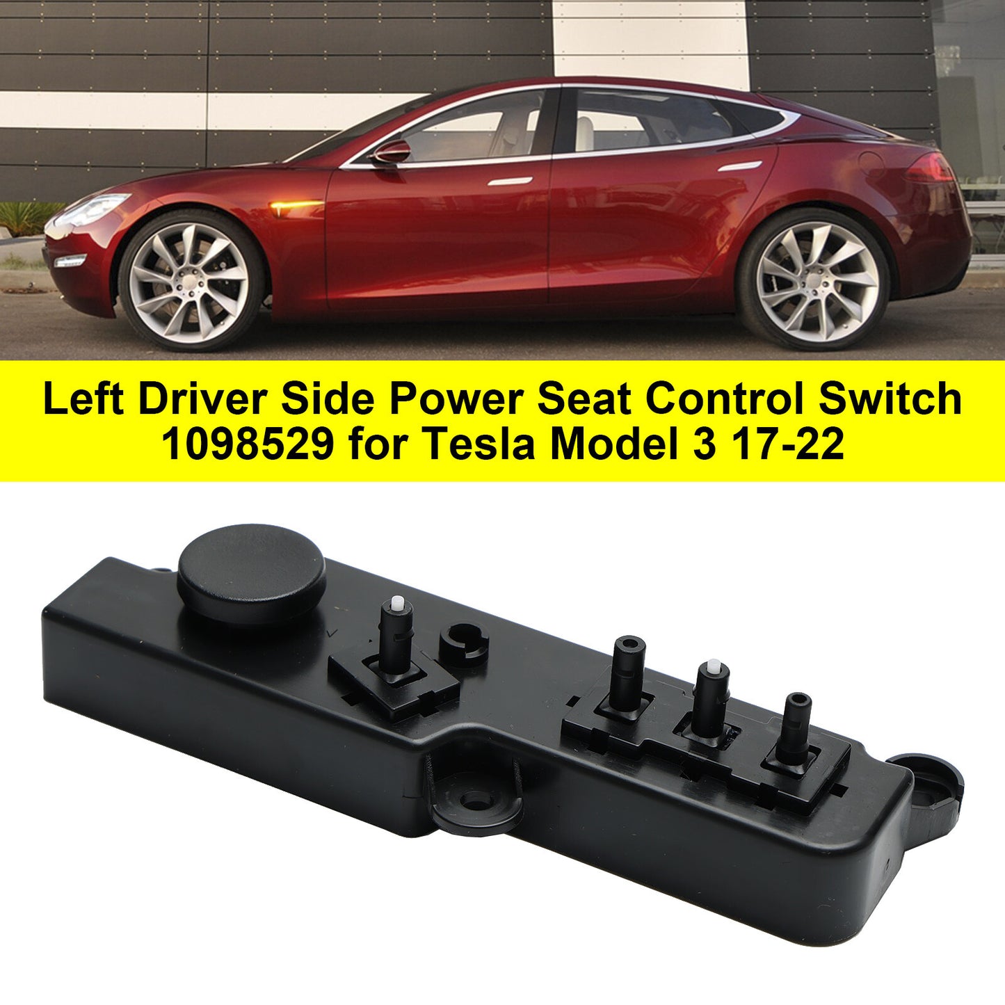 ya 1 8.5.1 Left Driver Side Power for Seat Control Switch 1098529 for Model 3 17-22