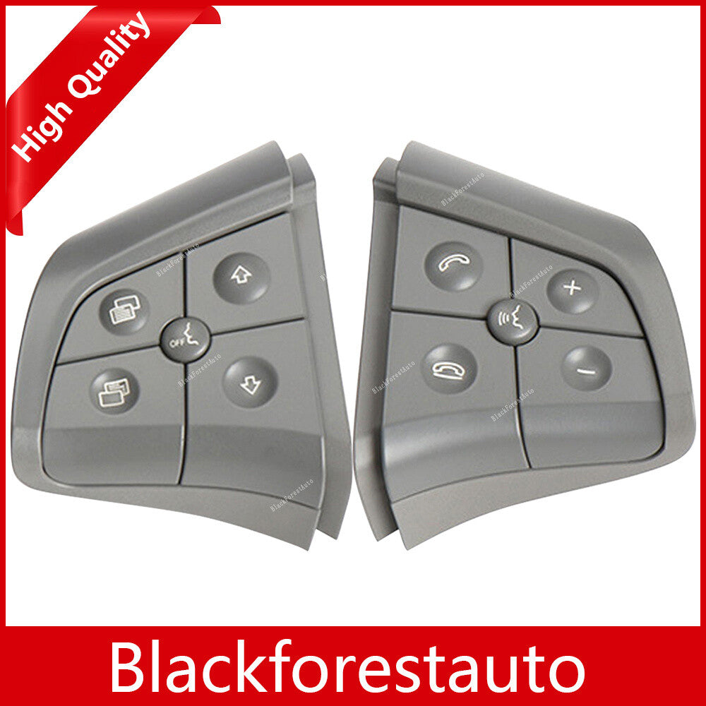 ya 13 Qty 2 Fit for Mercedes-Benz W164 W251 W245 Steering Wheel Switch 5 Button Gray