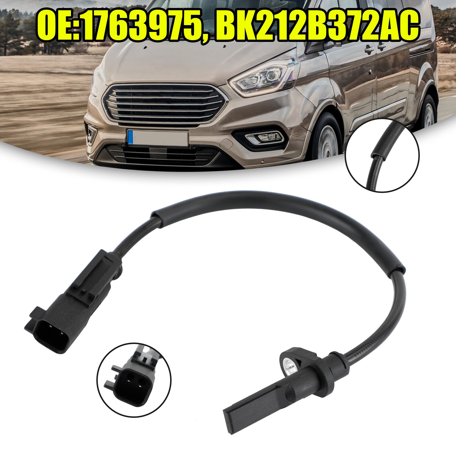 ya 1 8.5.1 ABS Speed Sensor Front for Tourneo Custom Transit MK8 2.2 BK212B372AC