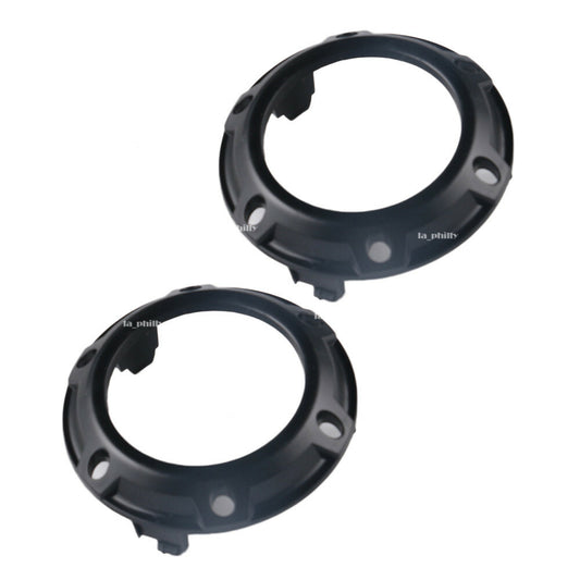 ya 13 5.27.2 2x L/R Front Fog Light Lamp Black Cover Frame for Mitsubishi for Outlander 2007-2009
