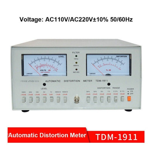 Automatic Distortion Meter 0.01%-30% Audio Signal Distortion Analyzer TDM-1911