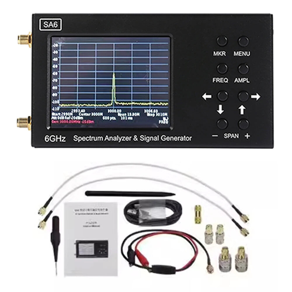 SA6 Portable Spectrum Analyzer Signal Generator Handheld Spectrum Analyzer
