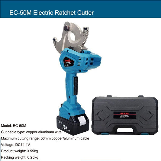 ya 25 Charging Ratchet Shears Cable Wire Cutters Electrician Shears Copper-aluminum