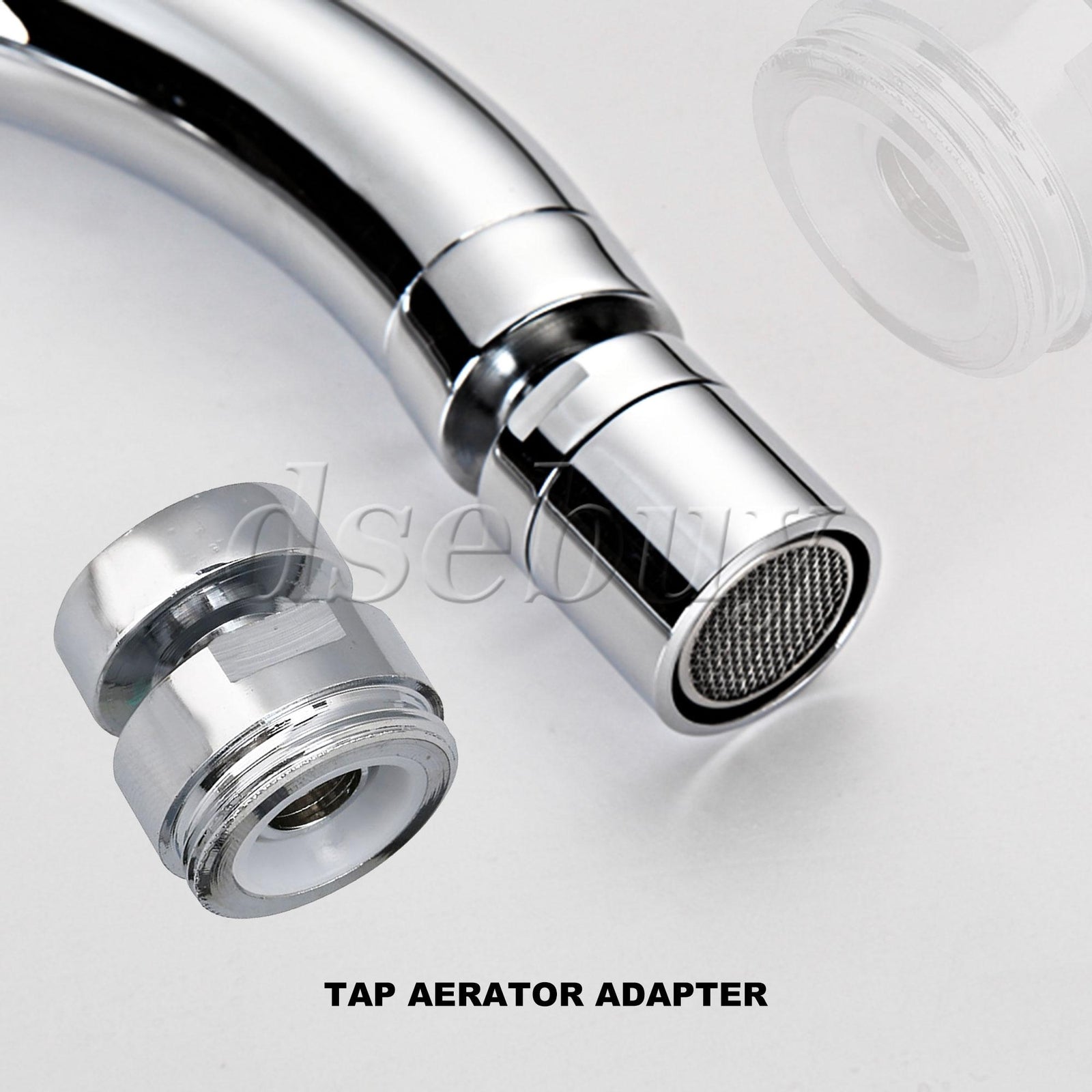 ya 14 2Pieces Brass Faucet Adapter Kit Kitchen Aerator Swivel Connectors 20 to 22mm