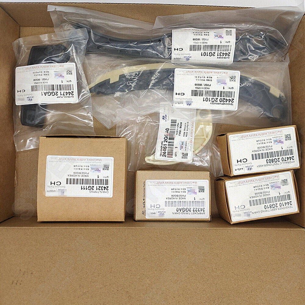 ya 10 5.28 Timing Chain Kit Tensioner Hydraulic Guide Suitable for Hyundai for Kia 243212G111 243222GGA0