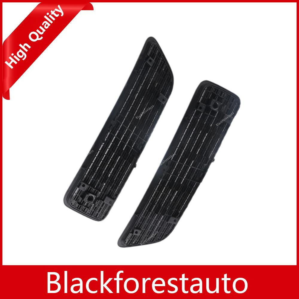 ya 1 6.30 Pair Front Right & Left Hood Upper Grill Vent Fits 2007-2011 for Benz W221 Black