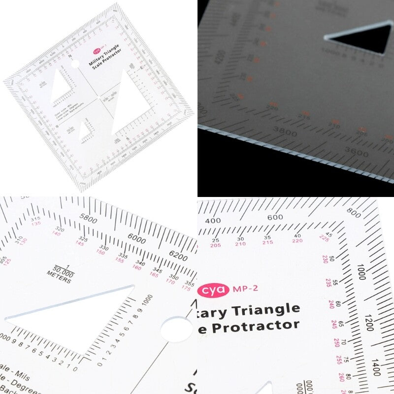 ya 14 Coordi te Scale for vigation Topographical Map Scale Protractors