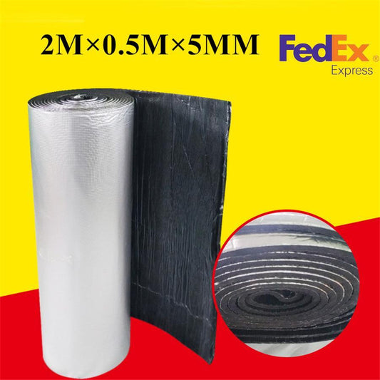ya 7 6.10.3 Car Heat Insulation Soundproofing Under Hood Mat Fire Glass Fiber Adhesive 5mm
