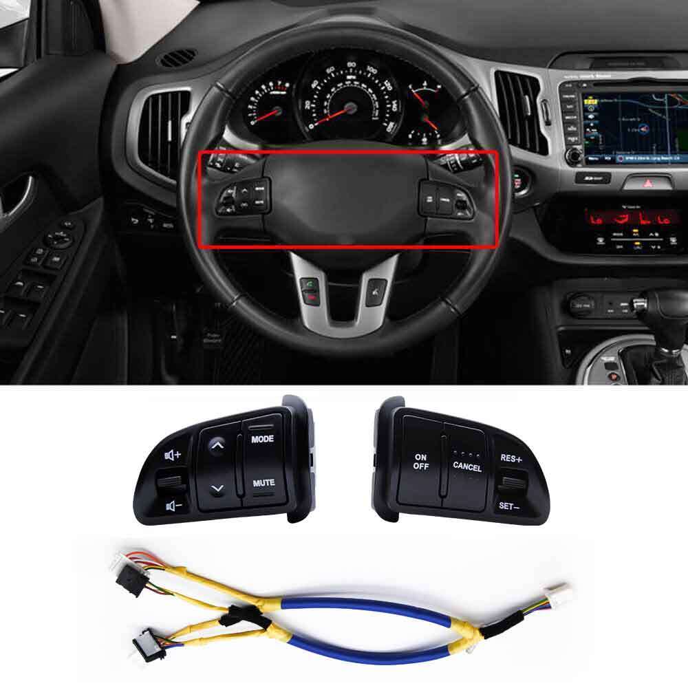 ya 1 8.5.1 for KIA 2011~2014 Steering Wheel Remote Control & Extension Wire 1SET