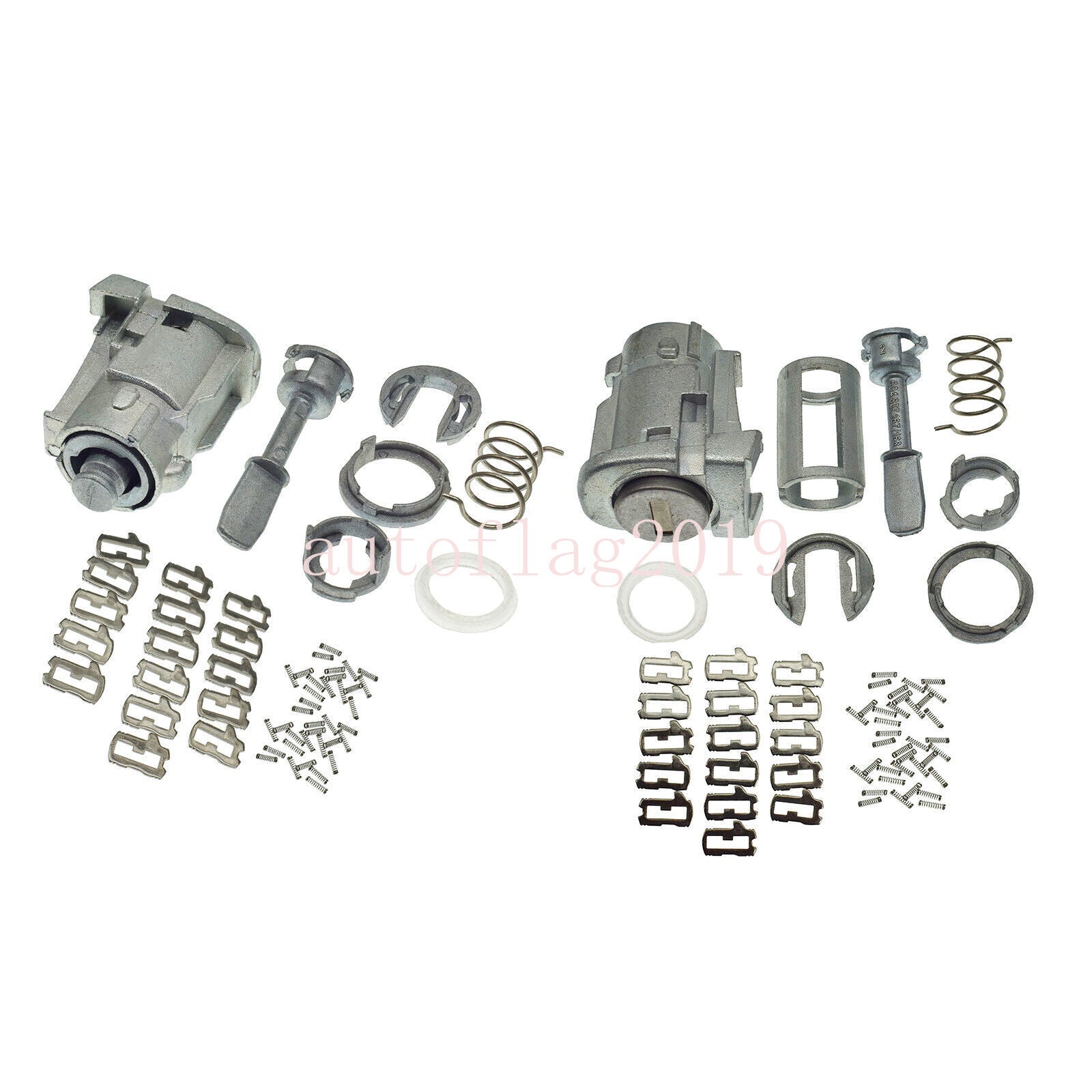ya 5 8.7 for VW for Golf for JETTA 1997-2005 Left & Right Side Door Lock Cylinder Repair Set