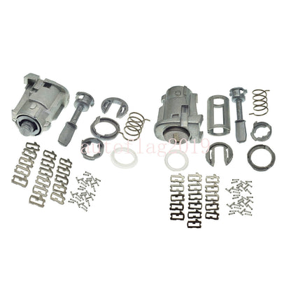 ya 5 8.7 for VW for Golf for JETTA 1997-2005 Left & Right Side Door Lock Cylinder Repair Set