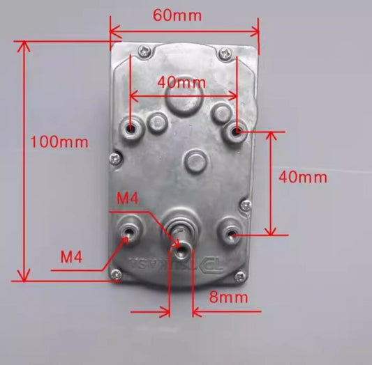 Heptagonal Gearmotor Motor Motor Power Small Train Motor Metal Gear Reducer