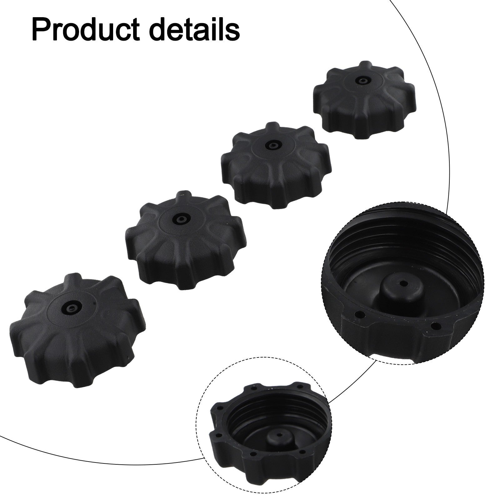 ya 14 For Gas Tank Cap 510491006 4pcs for KDX80 KX 60 125 240 500 Models