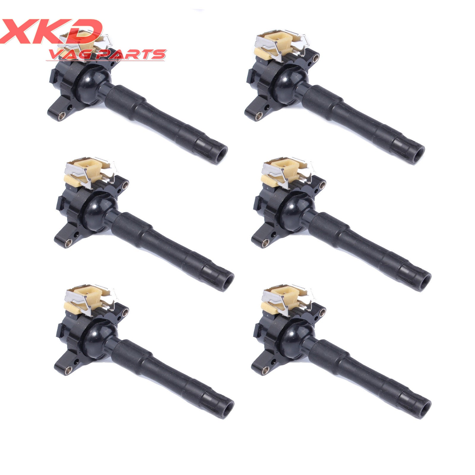ya 5 8.7 6-Pack Ignition Coil Kit for BMW E36 E38 E39 E46 530i 840ci 740i 12131748018