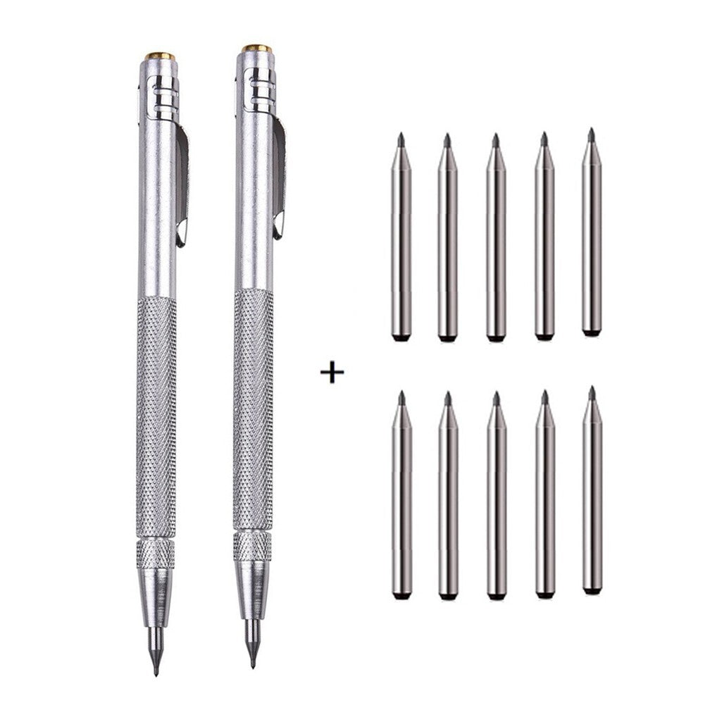 ya 14 12PCS Tungsten Carbide Tip Scriber Engraving Pen-Marking-Tip For Glass Ceramic