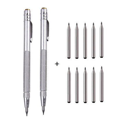 ya 14 12PCS Tungsten Carbide Tip Scriber Engraving Pen-Marking-Tip For Glass Ceramic