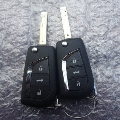 ya 5 8.7 Blue Silicone Key Case Cover 3 Buttons for Toyota for Camry for Corolla Sport 2013 14