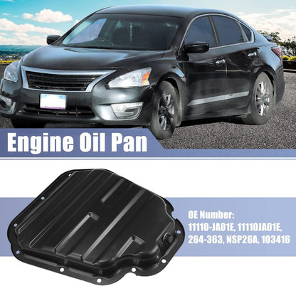 ya 10 10.28 For Altima 2009-2013 L4 2.5L 11110-JA01E Lower Engine Oil Pan w/ Gasket n