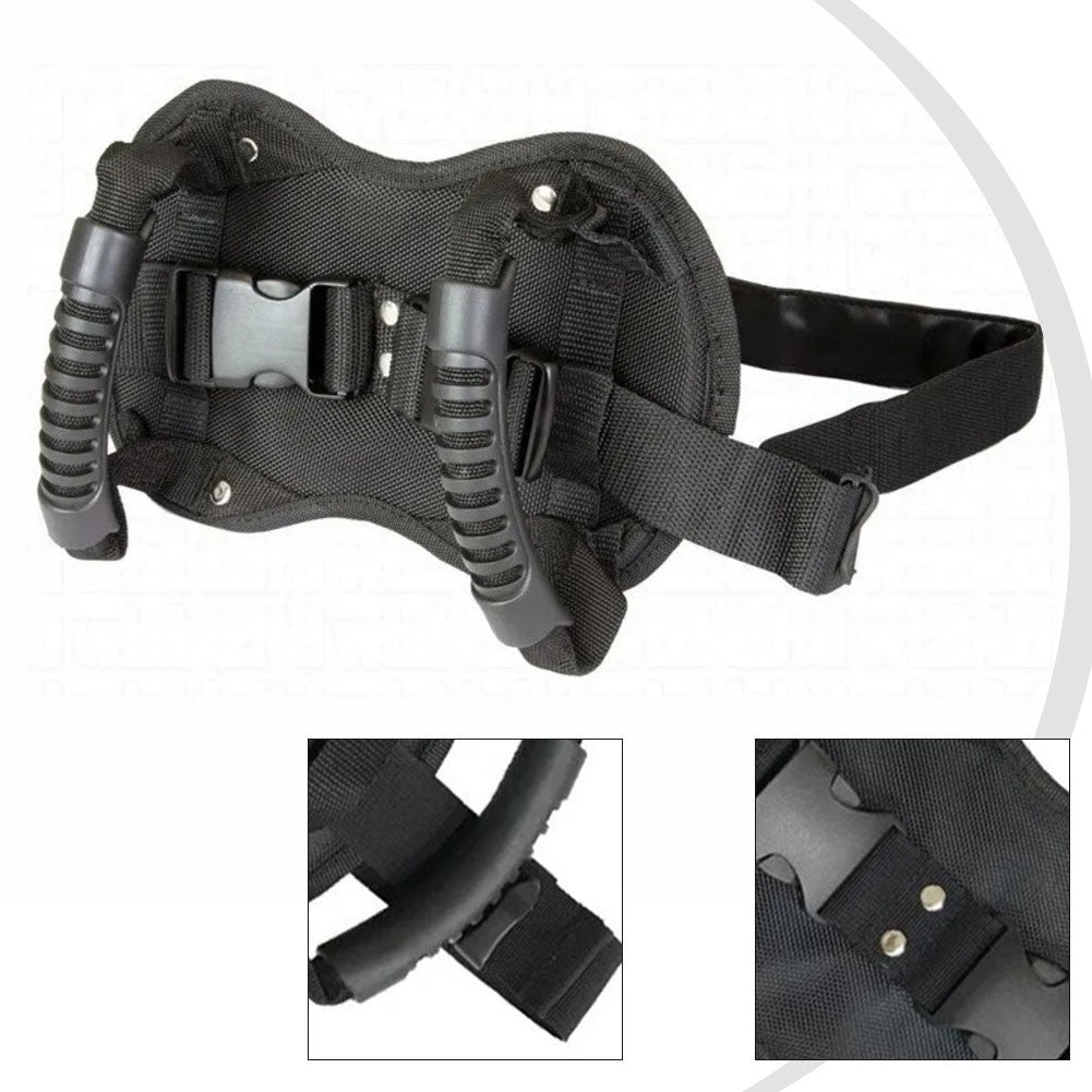 ya 5 8.7 Motorcycle Passenger Hand Strap with Adjustable Length Comfortable Grip
