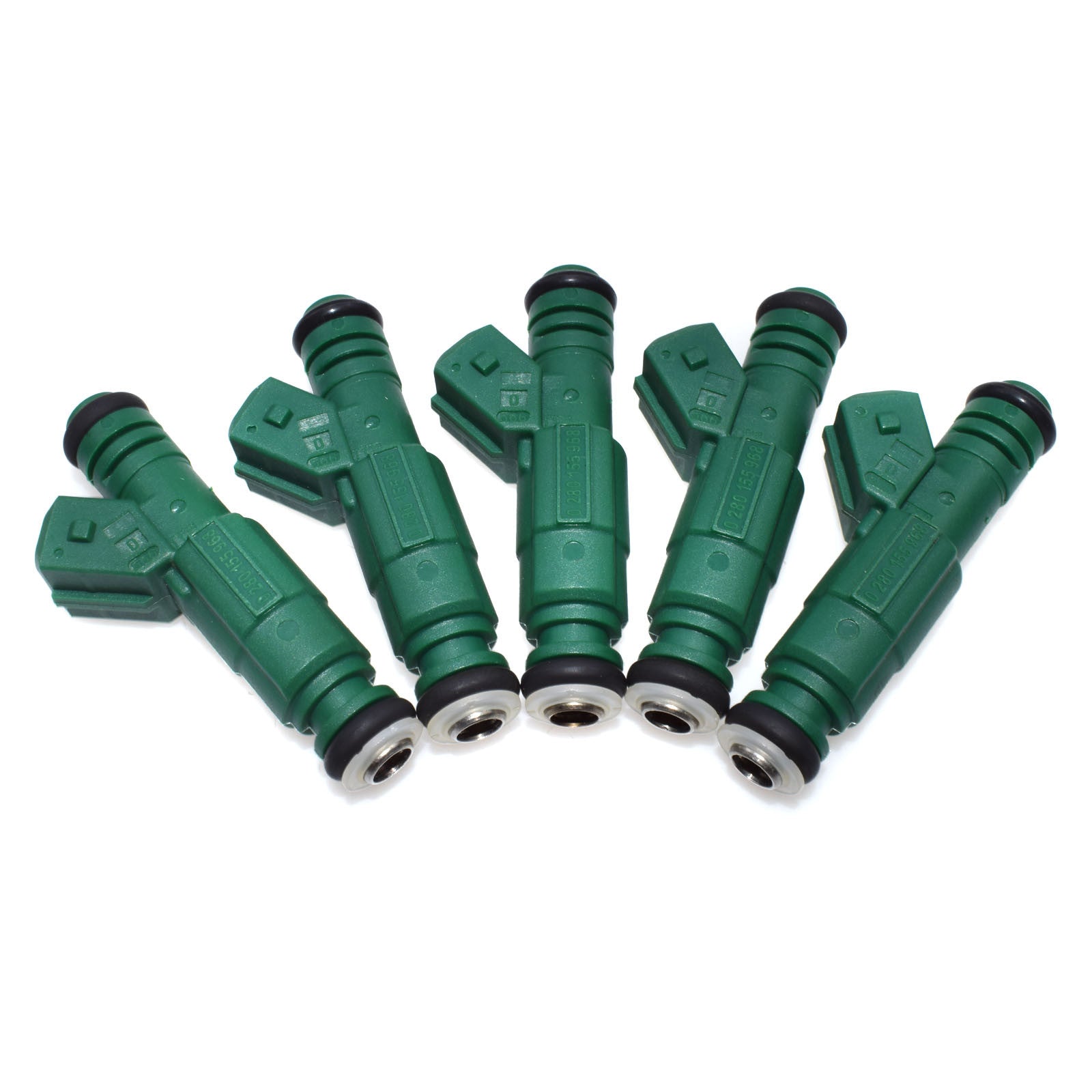 ya 1 8.5.4 New 5 green giant fuel injectors suitable for 42lb/h 440cc 0280155968 Turbo