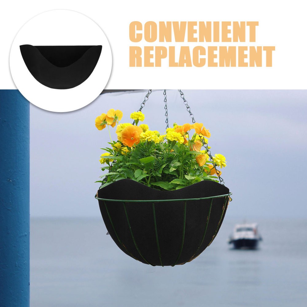 ya 14 6 Pcs Non Woven Flower Pot Liner Fabric Hanging Basket Liners Lining Loose