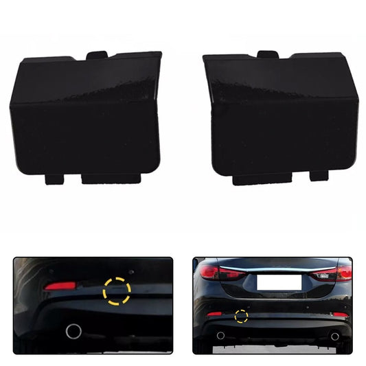 ya 4 6.17.2 1Pair Rear Bumper Towing Tow Hook Hole Eye Cover Cap for for Mazda 6 2013-2018 New