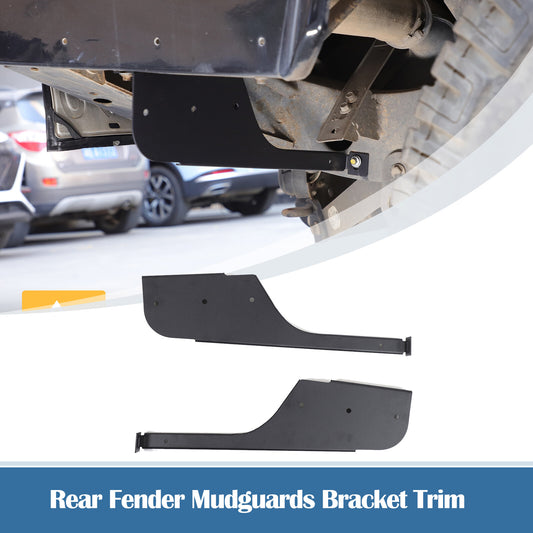 ya 2 6.26 Rear Carbon steel Mud Flap Brackets RH & LH for Land Rover for Defender 90 110 04-19