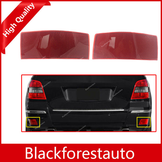 ya 27 6.18.2 Pair for Benz GLK-Class 10-15 Rear Bumper Reflector Lights Right & Left Side