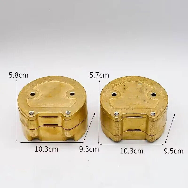 ya 26 Lab Two Layer Denture Compression with Dual Injection Flask Dual Pot Bronze New