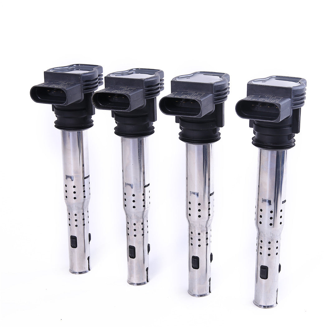 ya 5 8.7 4Pcs Ignition Coil Set for VW for Golf for Passat Beetle for Audi A4 Q3 Q5 for SEAT #07K905715F#