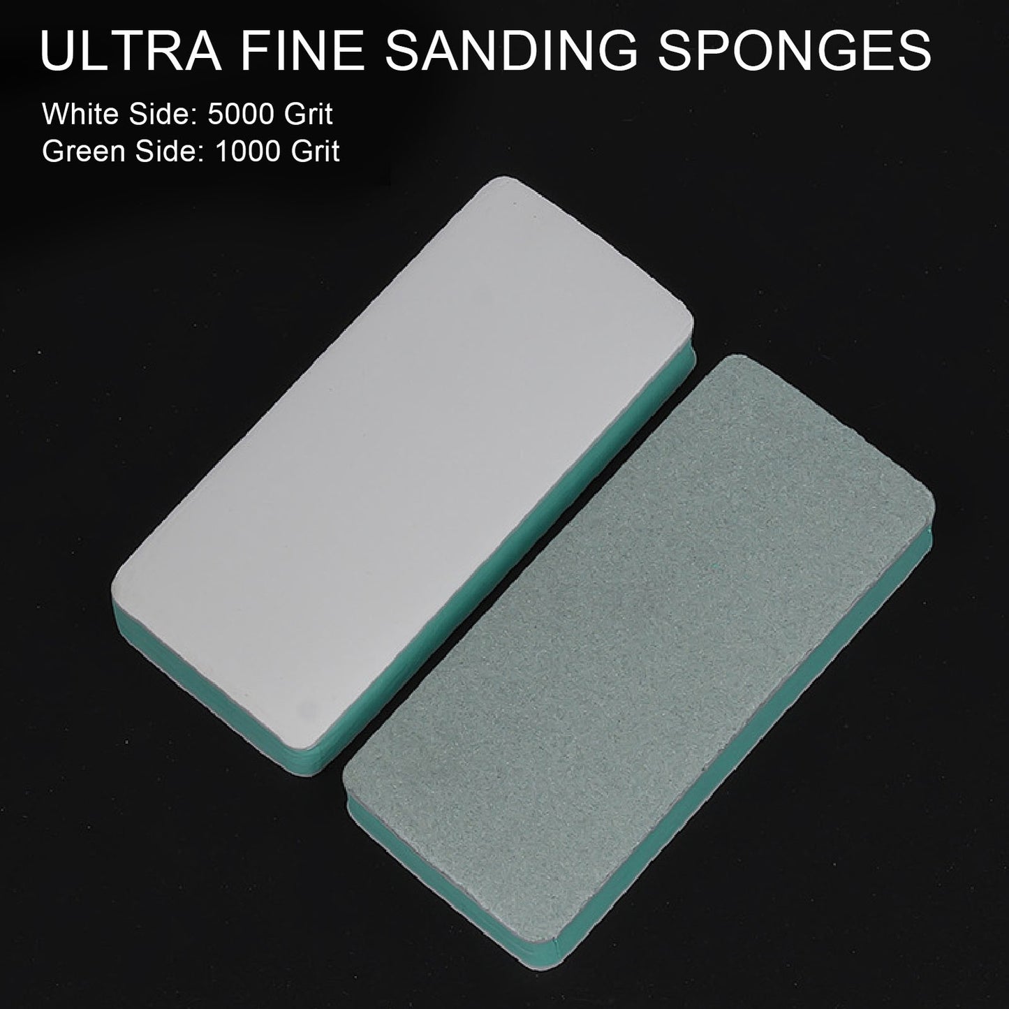 ya 14  10pcs Double Sided Sanding Sponge 1000 5000 Grit Re ble Hand Sander Block