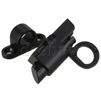 ya 14 2 Pieces Black Self Closing Latch Bolt Furniture Accessories for Door Hardware