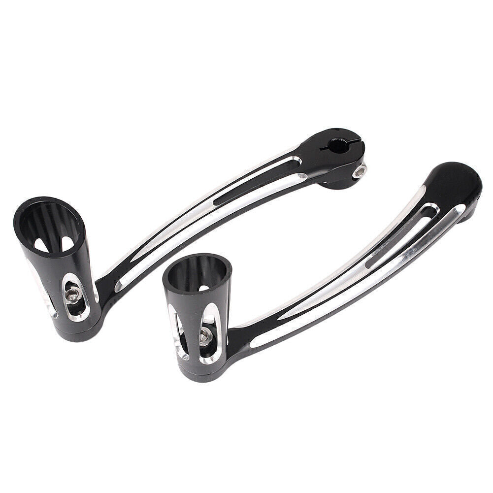 ya 5 8.7 2x Brake Pedal Lever Gear Shift Lever for Harley-Davidson FL Softail 2000-16