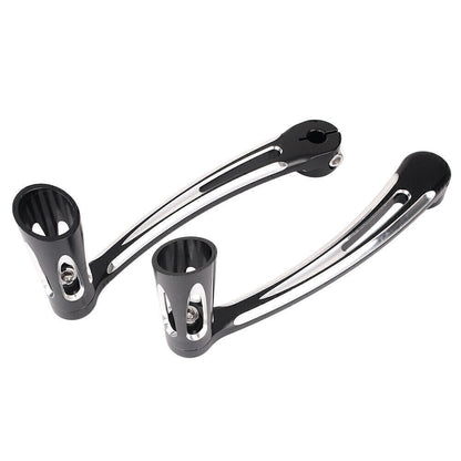 ya 5 8.7 2x Brake Pedal Lever Gear Shift Lever for Harley-Davidson FL Softail 2000-16