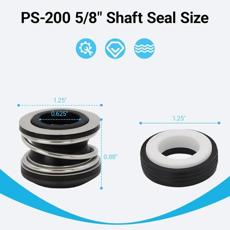 ya 14 Pool Pumps Mainte nce Kit Includes Seal and O Rings for Long Lastings Use