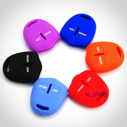 ya 5 8.7 Silicone Key Shell Case Cover 2 Buttons for Mitsubishi Lancer Grandis for Outlander