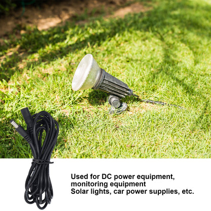 ya 14 2Pcs LED Extension Cord Monitoring Power Connection Cable 5.5x2.1mm DC12V New