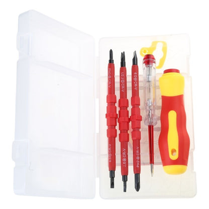 ya 26 5Piece Insulated Screwdriver with Functio lity for Electrical Work