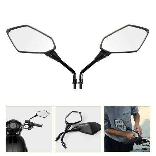 ya 4 6.21 2pcs Motorcycle Mirror 10mm Motorcycle Angle Adjustment Rear View Side Mirror