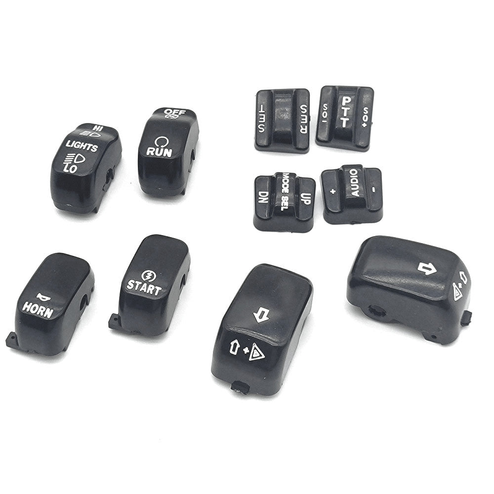 ya 1 7.4 10 piece set of for MAN ual switch shell button cover suitable for Harley Davi for DS on 1996-2013